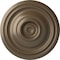 Ekena Millwork Traditional Ceiling Medallion (Fits Canopies up to 4"), Hnd-Painted Warm Silver, 14 3/4"OD x 1 3/4"P CM14TRWSS - alternate 1